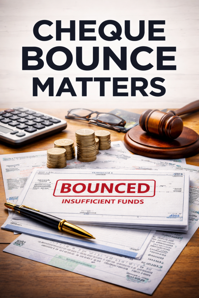 Cheque Bounce Matters: Rights, Penalties, and Court Procedures Explained